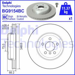 DELPHI Disc frana DELPHI BG9154BC (BG9154BC) - automobilus