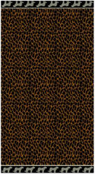  Afrika barna leopárd strandtörölköző