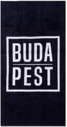Budapest sötétkék strandtörölköző