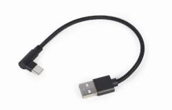 Gembird CABLU alimentare si date GEMBIRD pt. smartphone USB 2.0 (T) la USB 2.0 Type-C (T) 90 grade 0.2m negru "CC-USB2-AMCML-0.2M" (include TV 0.06 lei) (CC-USB2-AMCML-0.2M)