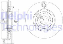 DELPHI Disc frana DELPHI BG3988 (BG3988)