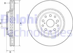 DELPHI Disc frana DELPHI BG9186C (BG9186C)