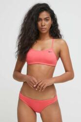 Nike kétrészes fürdőruha Essential rózsaszín, enyhén merevített kosaras - rózsaszín XL