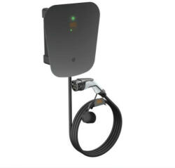 OBO Fali elektromos autó töltő OBO WB AC BL KS SPD 1xT2 csatlakozó kábellel, 22 kW, 3 fázisú, kulcsos, túlfeszültség-védelemmel IP66 6570026