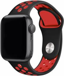 Eternico Sporty Apple Watch 42mm / 44mm / 45mm - Cool Lava and Black (AET-AWSP-LaBl-42)