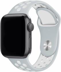 Eternico Sporty Apple Watch 38mm / 40mm / 41mm - Cloud White and Gray (AET-AWSP-WhGr-38)