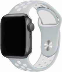 Eternico Sporty Apple Watch 42mm / 44mm / 45mm - Cloud White and Gray (AET-AWSP-WhGr-42)
