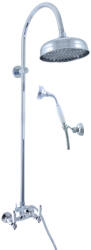 RAV SLEZÁK Zuhanykeverő RAV SLEZÁK MORAVA 100 mm-es zuhanykészlettel króm MK581.0/3 (MK581.03)