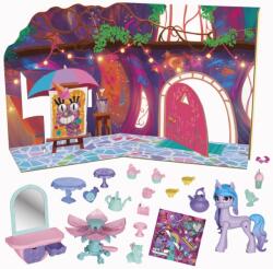 Hasbro My Little Pony, Izzy Moonbow - Unicorn tea Party, set de joaca cu figurina si accesorii