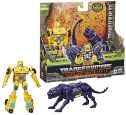 Hasbro Transformers, Rise of the Beasts, Beast Combiner, Bumblebee si Snarlsaber, set de figurine, 13 cm, 2 buc