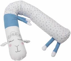 SomnArt Protectie laterala pentru patut, Oita, Albastru, 25x180 cm Relax KipRoom Lenjerii de pat bebelusi‎, patura bebelusi