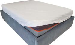 SomnArt Cearceaf de pat Bumbac alb cu elastic, 180x260 cm, pat de 120x200 Relax KipRoom Lenjerie de pat