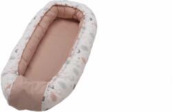 SomnArt Cuib bebelusi pozitionator SomnArt baby nest, 94x60cm, roz Relax KipRoom