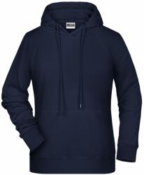 Daiber Hanorac de damă cu glugă din bumbac bio 8023 - Albastru închis | 3XL (8023-1782947)