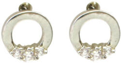 Silver ANTONIA ezüst fülbevaló (fehér) (2023052712)