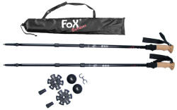 Fox Outdoor Products Set bete de trekking telescopice cu antisoc, husa si accesorii "Cork" Fox Outdoor 39303