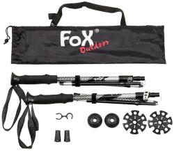 Fox Outdoor Products Set bete de trekking telescopice cu antisoc, husa si accesorii "Haidel" Fox Outdoor 39307