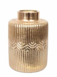 Bizzotto Vaza aluminiu auriu Chennai 25x36 cm (0182961)