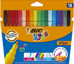 BIC Carioca 18 culori lavabile visa bic (888681)