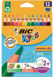 BIC Creioane colorate 12 culori triunghiulare evolution bic (BC829735)