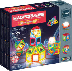 Clics Toys Mágneses építő készlet led fénnyel, Magformers (1250256)
