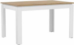  Kihúzható asztal, fehér/wotan tölgy 135-184x86 cm, VILGO (0000352390)