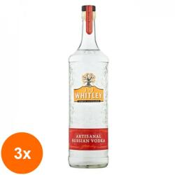 JJ Whitley Set 3 x Vodka Artizanala JJ Whitley 40% Alcool, 0.7 l