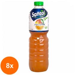 Santal Set 8 x Suc de Mango si Portocala Santal Duo Light, 1.5 l