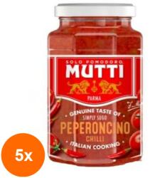 MUTTI Set 5 x Sos pentru Paste Mutti cu Ardei Chili 400 g