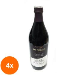 De Nigris Set 4 x Otet Balsamic de Modena, 25% Must De Nigris, 1000 ml