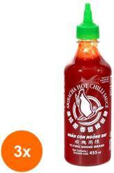 Flying Goose Set 3 x Sos Hot Chilli Sriracha, Flying Goose, 455 ml
