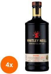 Whitley Neill Set 4 x Gin Original Whitley Neill, Alcool 43%, 0.7l