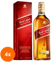 Johnnie Walker Set 4 x Whisky Johnnie Walker Red 40% Alcool, 1 l