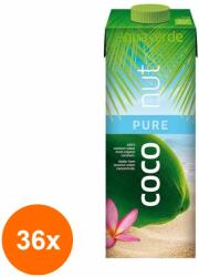 Aqua Verde Set 36 x Apa de Cocos 100% Aqua Verde - Eco, 1 l