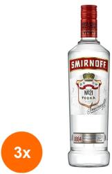SMIRNOFF Set 3 x Vodka Smirnoff Red, 40% Alcool, 0.7 l