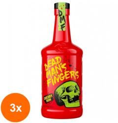 Dead Man's Fingers Set 3 x Rom cu Cirese Dead Man's Fingers 37.5% Alcool, 0.7 l
