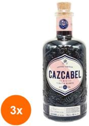 CAZCABEL Set 3 x Tequila Cazcabel cu Lichior de Cafea 34% Alcool, 0.7 l (FPG-3xCAZ3)