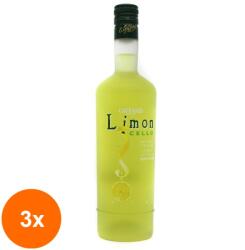 Giffard Set 3 x Lichior Limoncello Giffard 25% Alcool, 0.7l