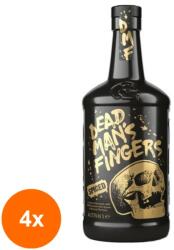 Dead Man's Fingers Set 4 x Rom Condimentat Dead Mans Fingers 37.5% Alcool, 0.7 l