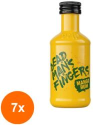 Dead Man's Fingers Set 7 x Rom Dead Man's Fingers cu Mango, Mango Rum 37.5% Alcool, Miniatura, 0.05 l