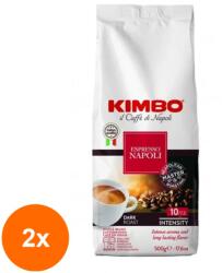 KIMBO Set 2 x Cafea Boabe Espresso Napoli Kimbo, 500 g