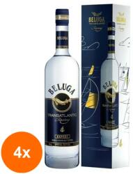 BELUGA Set 4 x Vodka Beluga Transatlantic, 40%, 0.7 l cu Cutie