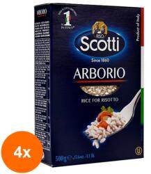 Scotti Set 4 x Orez Arborio Scotti , 1 kg