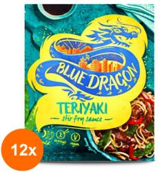 Blue Dragon Set 12 x Sos Teriyaki la Plic - Stir Fry Blue Dragon, 120 g