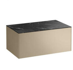 Laufen Sonar arany alsószekrény kivágás nélkül 77, 7x45, 7x34, 1 cm egy fiókkal, kerámia pulttal H4054100341401 (H4054100341401)