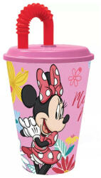 Stor Disney Minnie szívószálas pohár spring (STF74430)