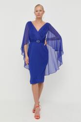 Luisa Spagnoli selyem ruha mini, egyenes - kék 38 - answear - 169 185 Ft