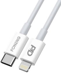 Foneng USB-C cable for Lighting Foneng X31, 3A, 2M (white) (29912) - vexio