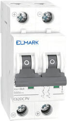 Elmark Kismegszakitó DC62 16A 2P 6KA 500V C Elmark (ELM 41267)