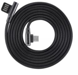 SBOX Кабел SBOX USB-C-90-B, от USB Type A 3.0(м) към USB Type C(м), 1.5m, ъглов, черен (USB-C-90-B)